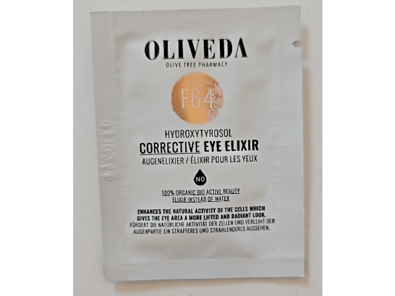 Oliveda Hydroxytyrosol Corrective Eye Elixir, 0.08 fl oz/2.5 mL