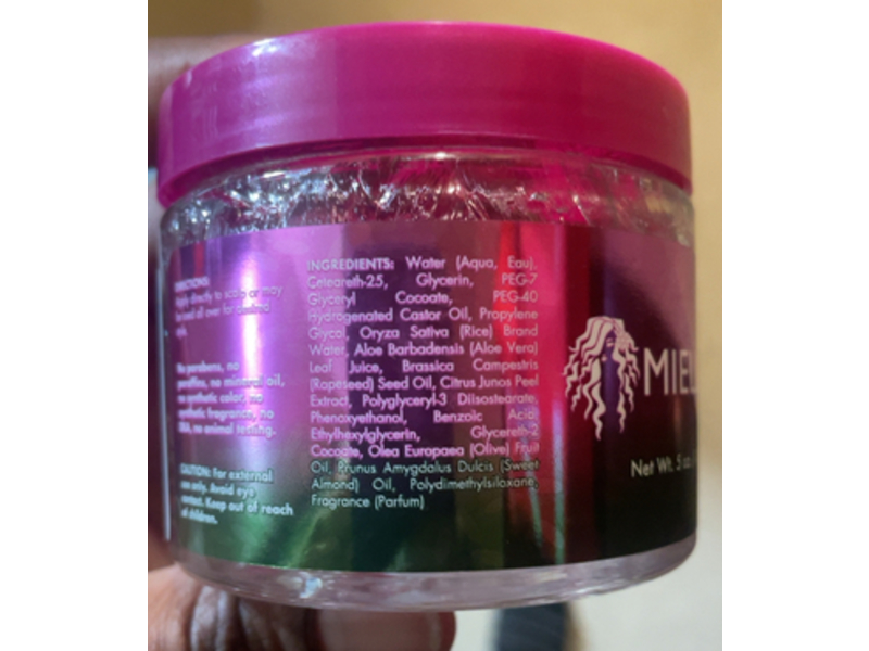 Mielle Styling Gel, Rice Water & Aloe Vera, 5 oz/142 mL