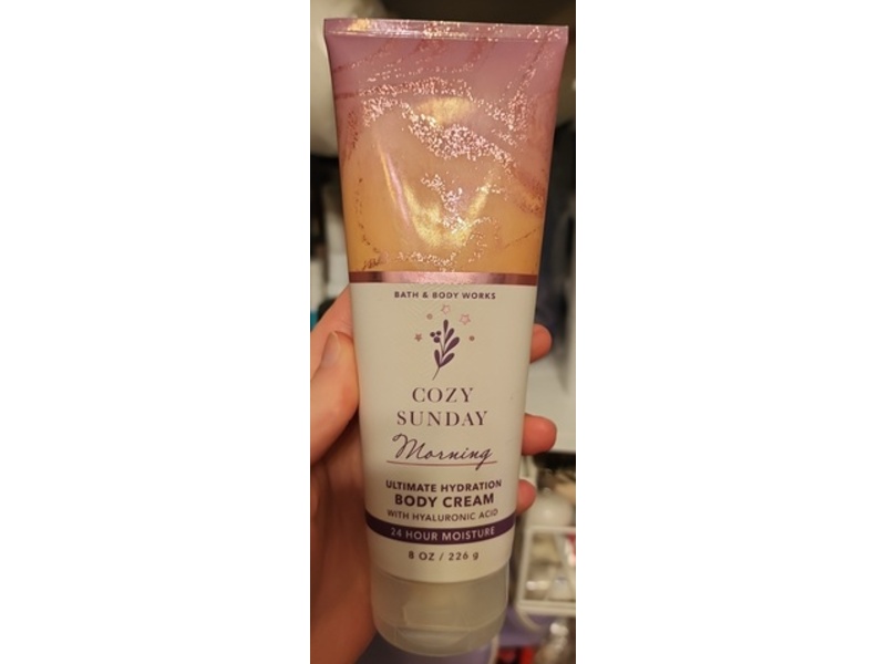 Bath & Body Works Ultimate Hydration Body Cream, Cozy Sunday Morning, 8 oz/226 g