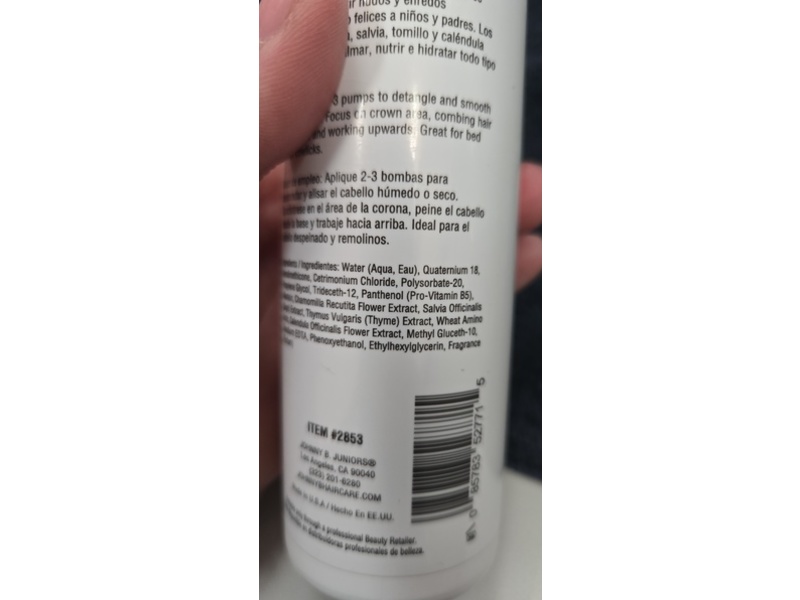 Johnny B. Juniors Detangler, 8 oz