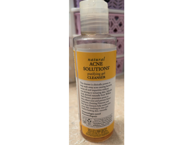 Burt's Bees Purifying Gel Cleanser, Willow Bark, 5 fl oz/145 mL