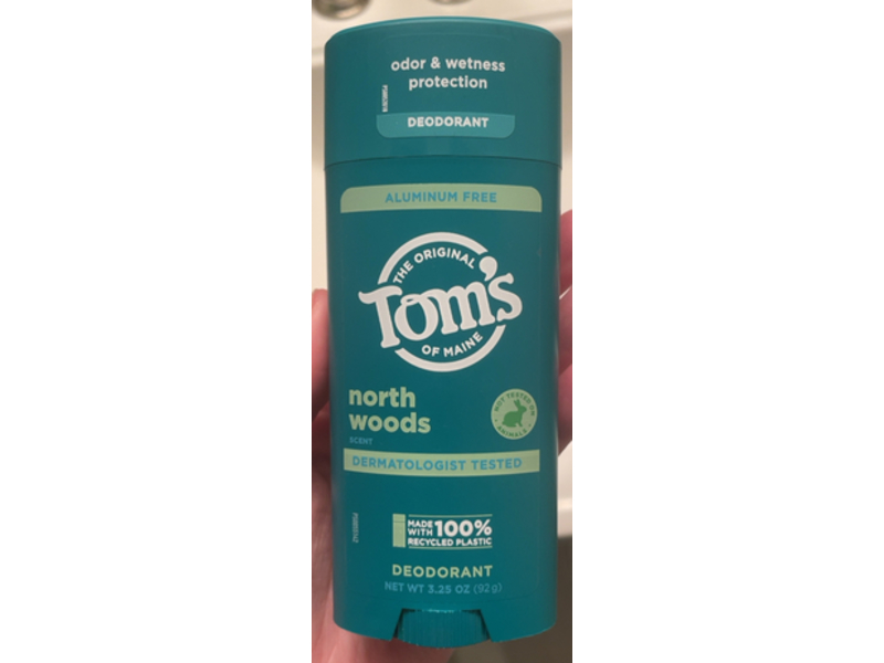 Tom's of Maine Deodorant, North Woods Scent, 3.25 oz/92 g