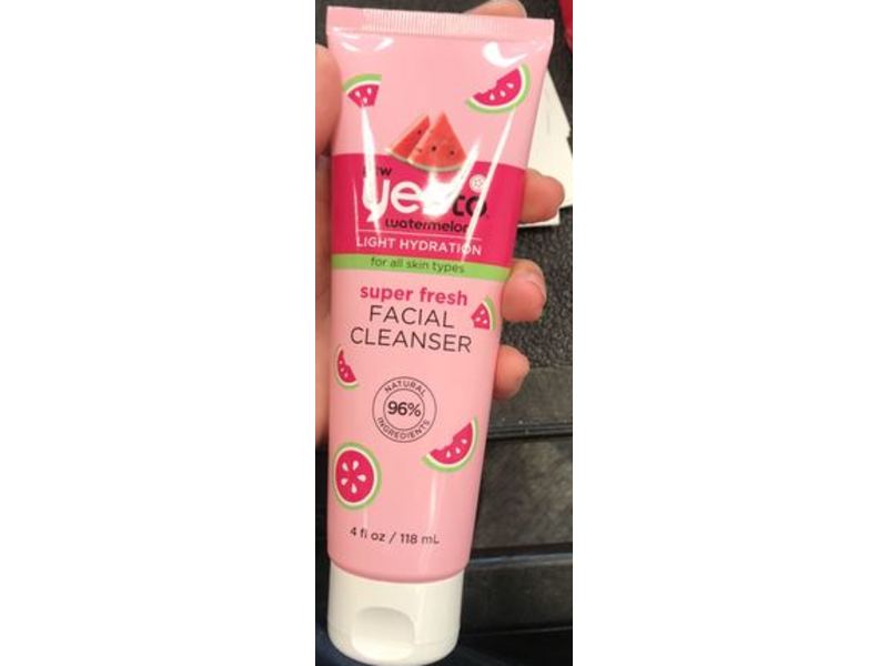 Yes To Watermelon Light Hydration Super Fresh Cleanser, 4 fl oz/119 mL