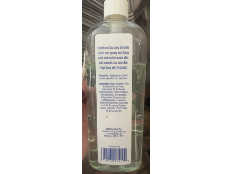 Caribbean Sea After Sun, Aloe Gel, 16 fl oz/474 mL