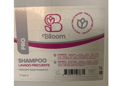 Bloom Pro Shampoo, 2.5 Gal