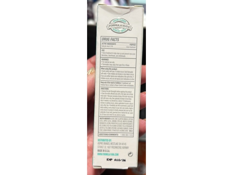 Formula 10.0.6 Treat So Deep Acne-Fighting Treatment, 0.50 fl oz/15 mL