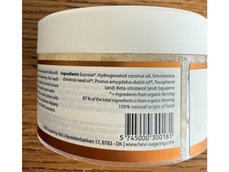 Hevi Sugaring Exfoliate & Moisturize Sugar Scrub, 200 g