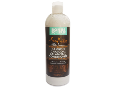 Shea Moisture African Black Soap Balancing Conditioner, Bamboo Charcoal, 19.5 fl oz/577 mL