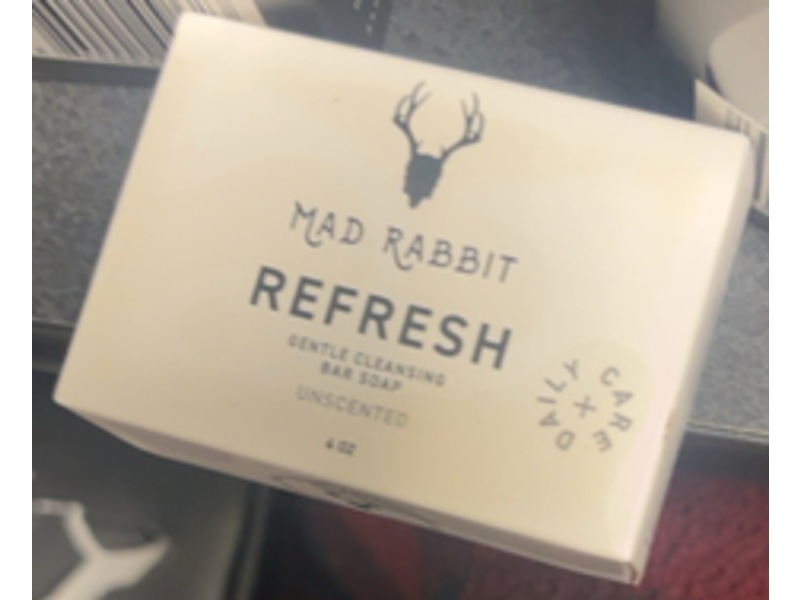 Mad Rabbit Refresh Gentle Cleansing Bar Soap, 4 oz, Pack Of 2