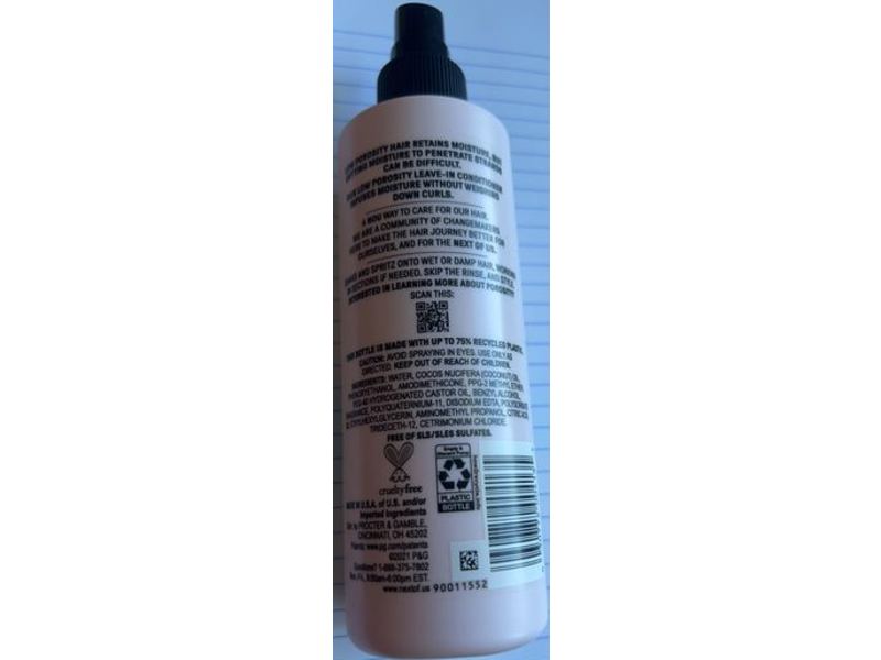 Nou Low Porosity Leave-In Conditioner, Coconut Oil, 8.1 fl oz/240 mL