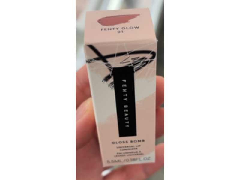 Fenty Beauty Gloss Bomb Universal Lip Luminizer, Fenty Glow 01, 0.18 fl oz/5.5 mL