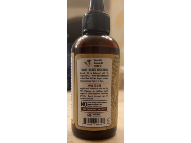 Tropic Isle Natural Hair Growth Oil, Jamaican Black Castor Oil, 4 fl oz/118 mL