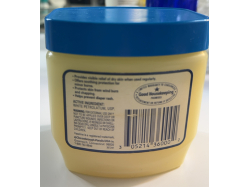 Vaseline 100% Pure Petroleum Jelly, 13 oz/380 g