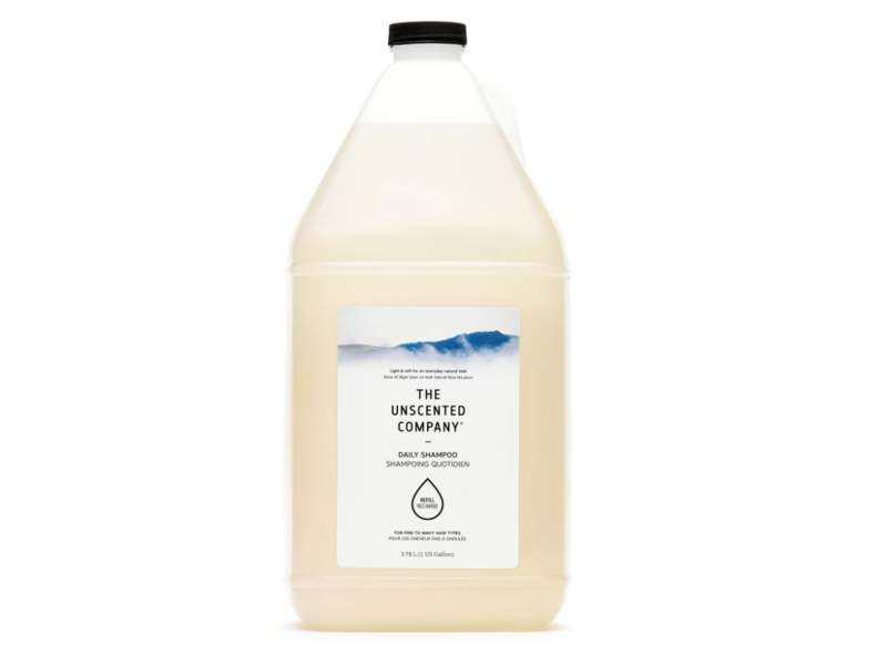 The Unscented Company Daily Shampoo, 3.78 L