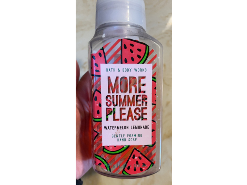 Bath & Body Works More Summer Please Gentle Foaming Hand Soap, Watermelon Lemonade, 8.75 fl oz/259 mL
