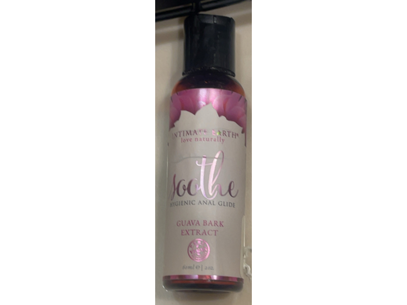 Intimate Earth Soothe Hygienic Anal Glide, Guava Bark Extract, 2 oz/60 mL