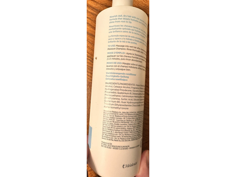 Melaleuca Affinia Moisture Conditioner, 16.8 fl oz/496 mL