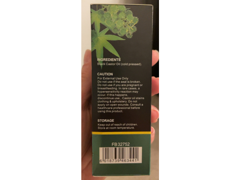 AlIver jamaican Black Castor Oil, 2.02 fl oz/60 mL