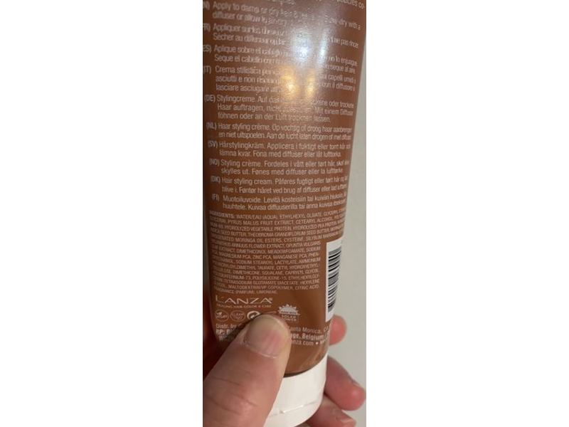 L'anza Curl Whirl Defining Cream, 4.2 fl oz/125 mL