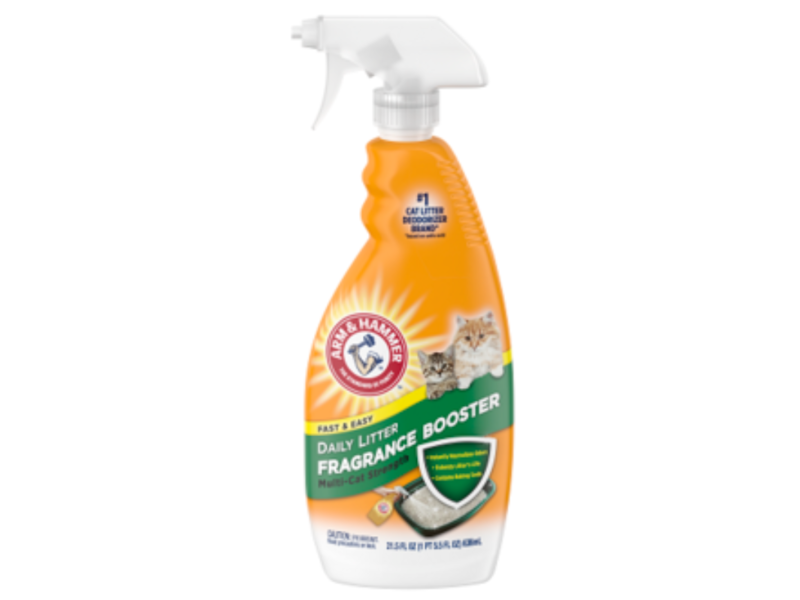 Arm & Hammer Cat Litter Daily Fresh Deodorizing Spray, Baking Soda, 21.5 fl oz/606 mL