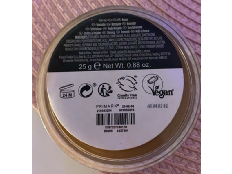 PS... Bronze Whip Velvet Finish Whipped Cream Bronzer, Cookie, 0.88 oz/25 g