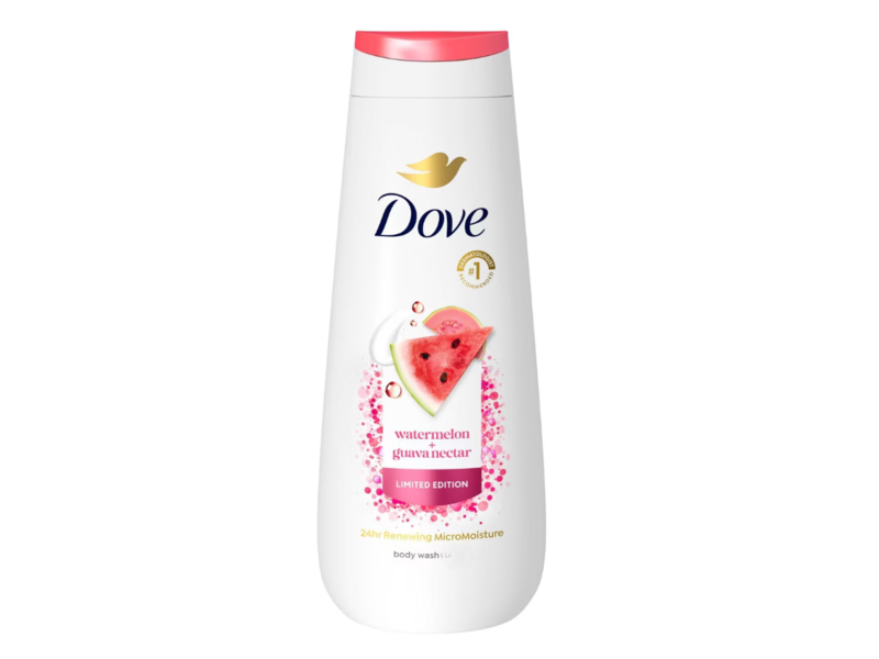 Dove 24Hr Renewing Micro Moisture Body Wash, Watermelon + Guava Nectar, 11 fl oz