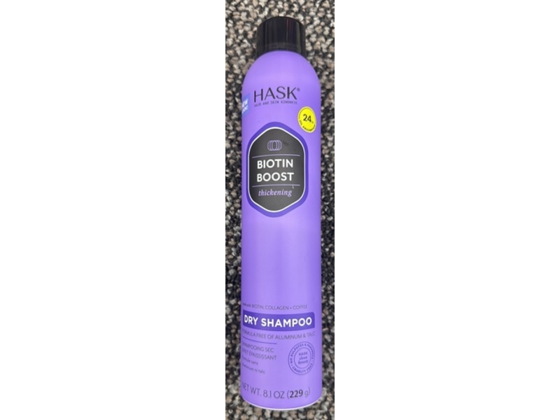 Hask Biotin Boost Thickening Dry Shampoo, Biotin, Collagen + Coffee, 8.1 oz/229 g