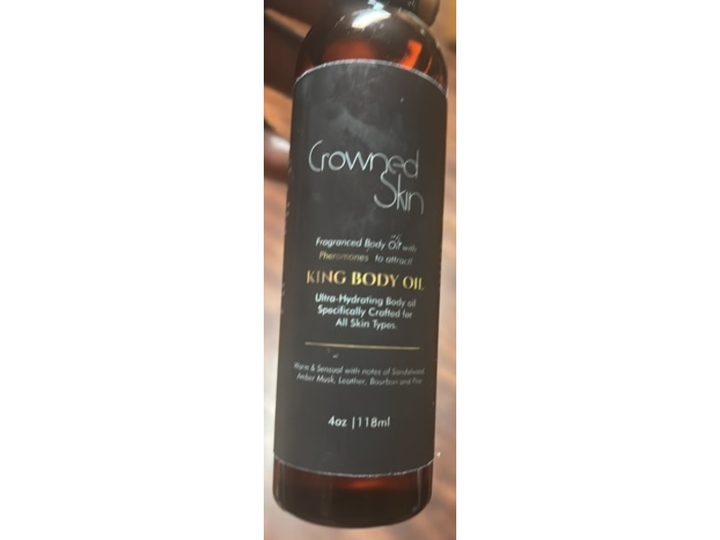 Crowned Skin King Body Oil, 4 oz/118 mL