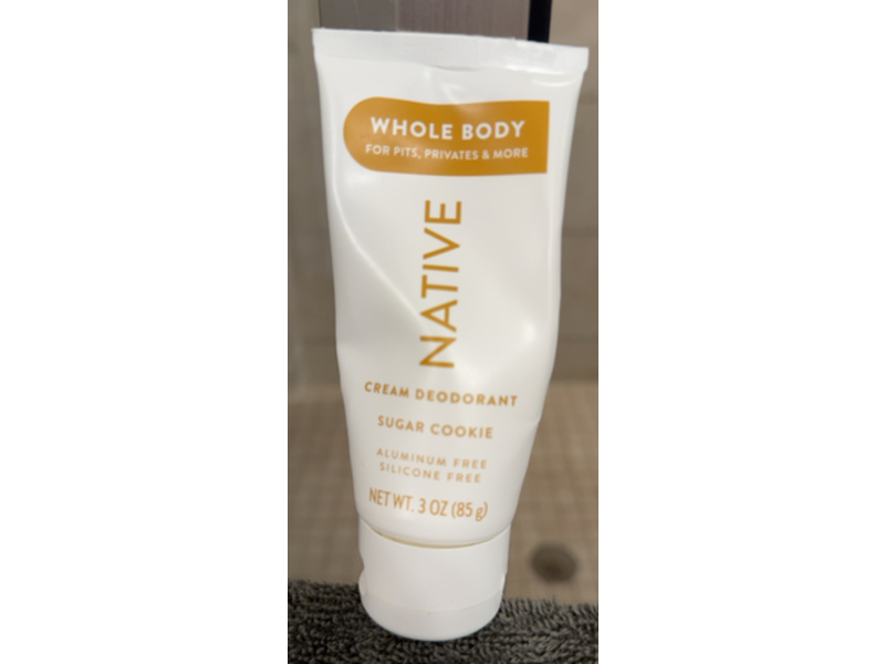 Native Cream Deodorant, Sugar Cookie, 3 oz/85 g