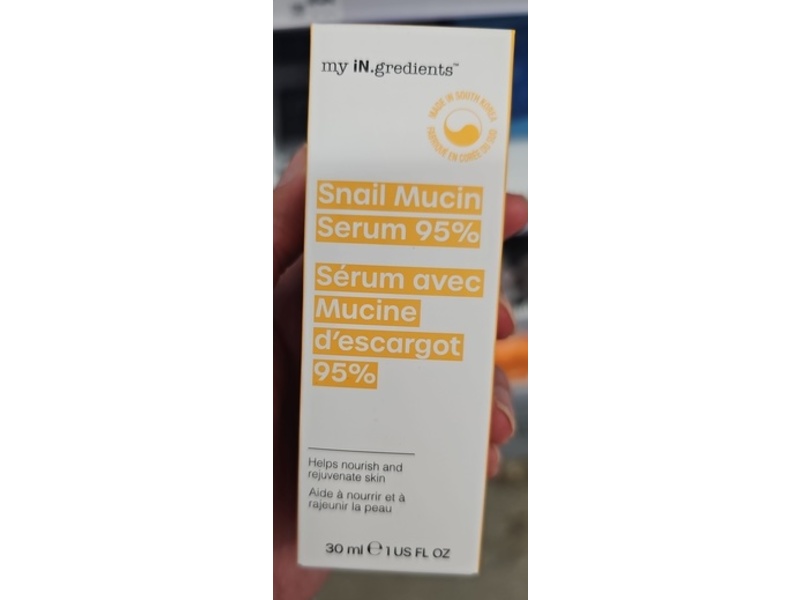 Masque Bar My Ingredients Serum, Snail Mucin, 1 fl oz/30 mL