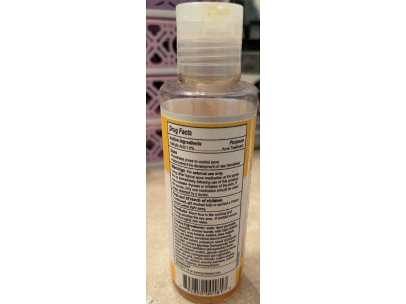 Burt's Bees Purifying Gel Cleanser, Willow Bark, 5 fl oz/145 mL