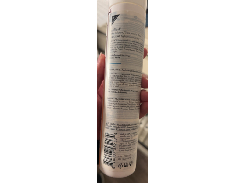 Hydrafacial Activ-4 Glucosamine Hcl Rejuvenating Solution, 8 fl oz/237 mL