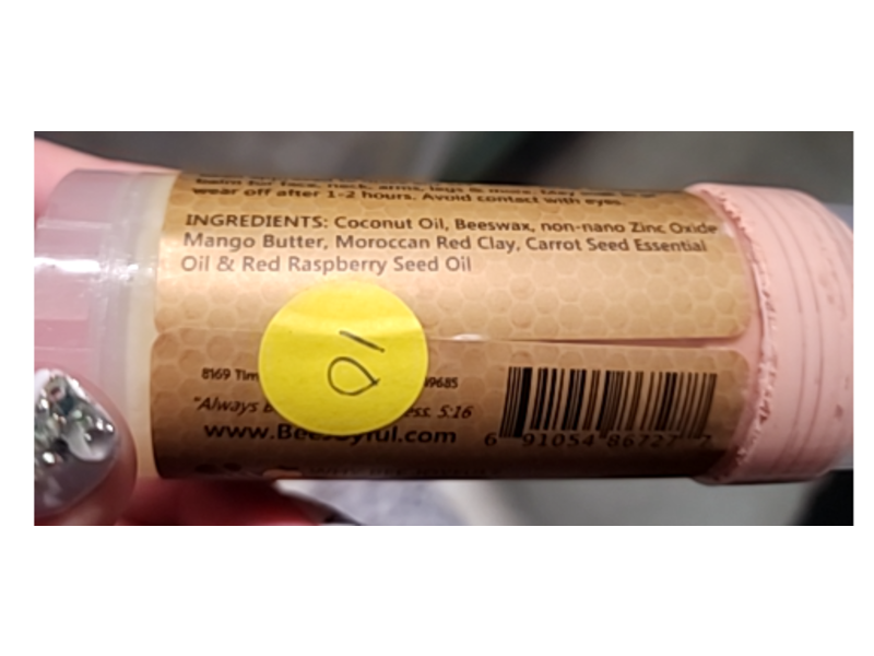 Bee Joyful Summer Balm Body Stick, Zinc Oxide, 2.3 oz