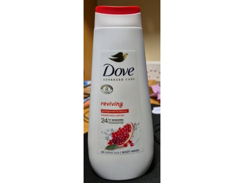 Dove Advanced Care Reviving Body Wash, Pomegranate & Hibiscus, 400 mL