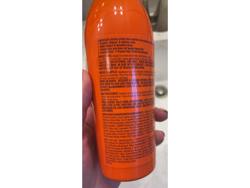 Beyond The Zone Noodle Head Kick Up Your Curls Curling Creme, 11.5 fl oz/340 mL, Pack Of 2