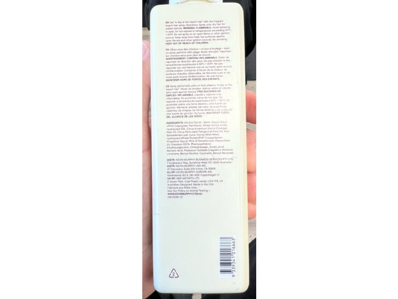 Kevin Murphy Hair Resort Spray, Beach Look, 5.1 Fluid Ounce