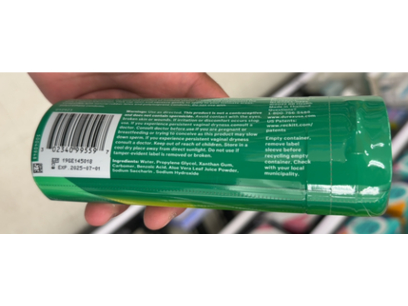 Durex Tease Me Touch & Play Personal Lubricant, Aloe Vera, 6.76 fl oz/200 mL