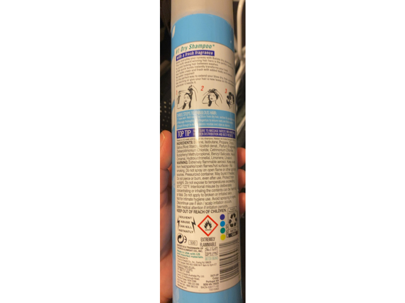 Batiste Dry Shampoo, Light & Breezy Fresh, 13.46 fl oz/240 g