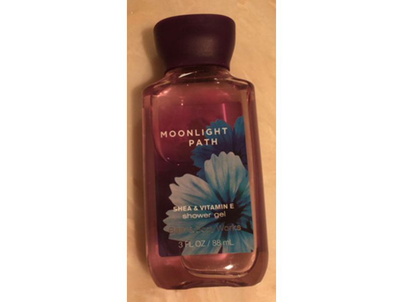 Bath & Body Works Moonlight Path Shower Gel, Shea & Vitamin E, 3 fl oz/88 mL
