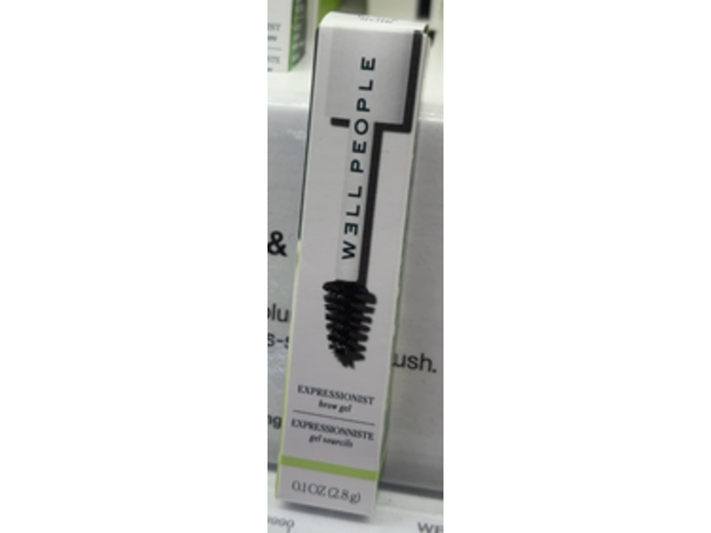 Well People Expressionist Brow Gel, Black, 0.1 oz/2.8 g