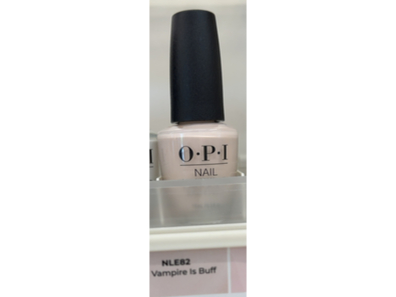 O.P.I Nail Lacquer, NL E82 My Vampire Is Buff, 0.5 fl oz/15 mL