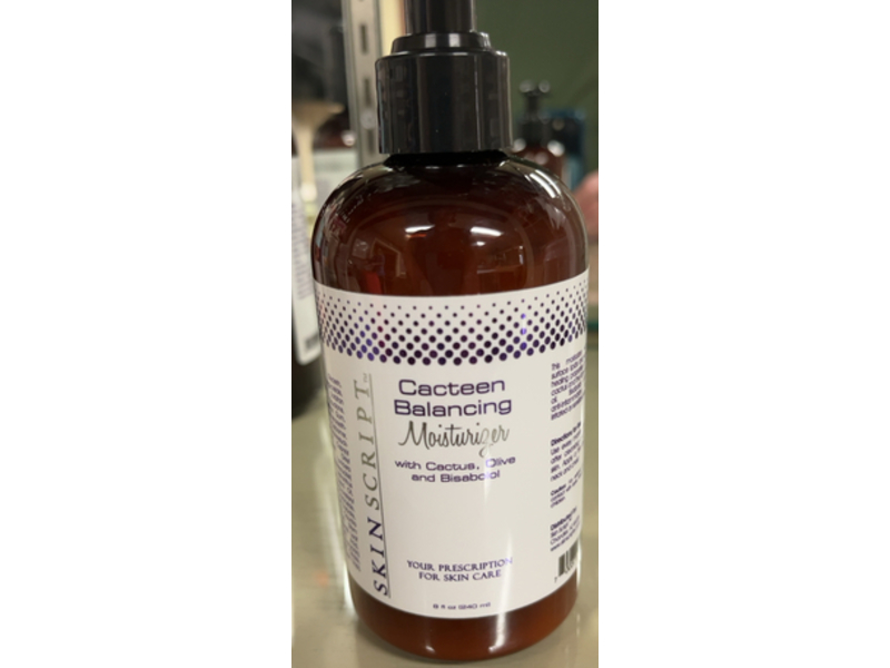 Skin Script Cacteen Balancing Moisturizer, 8 fl oz/240 mL