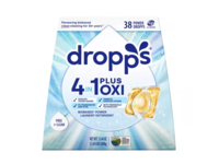 Dropps 4in1 Plus OXI Laundry Detergent Pacs, Free + Clear, 21.44 oz/608 g, 38 Count, 2 Packs - Image 2