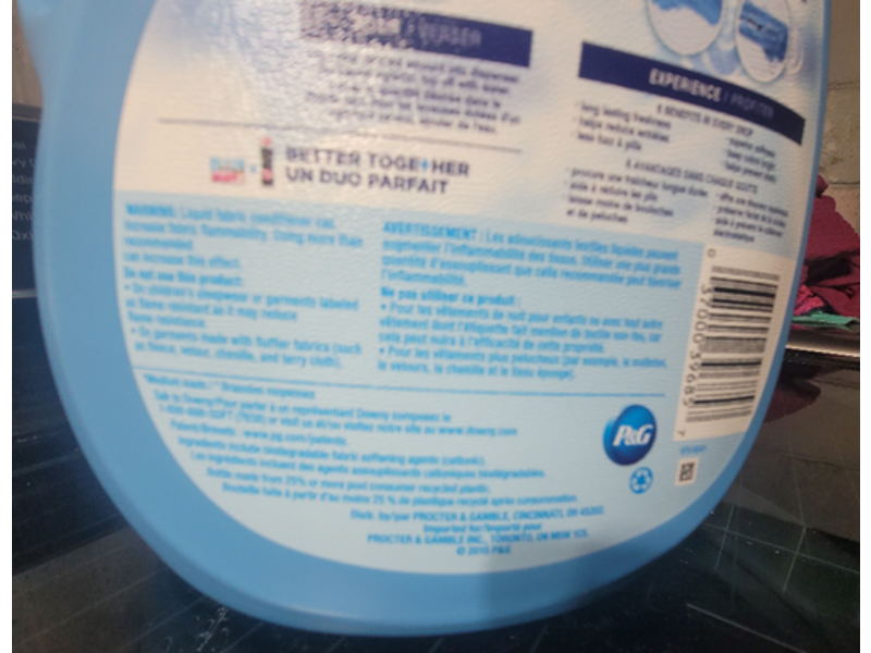 Downy Ultra Clean Breeze Fabric Conditioner, 120 Loads,103 fl oz/3.06 L