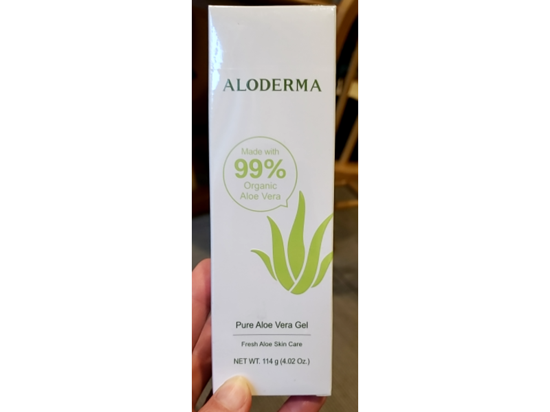Aloderma Pure Aloe Vera Gel, 4.02 oz/114 g