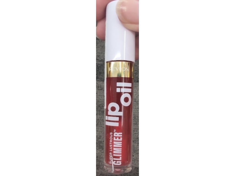 Revlon Super Lustrous Glimmer Lip Oil, 003 Glow Mama, 0.13 fl oz/3.8 mL