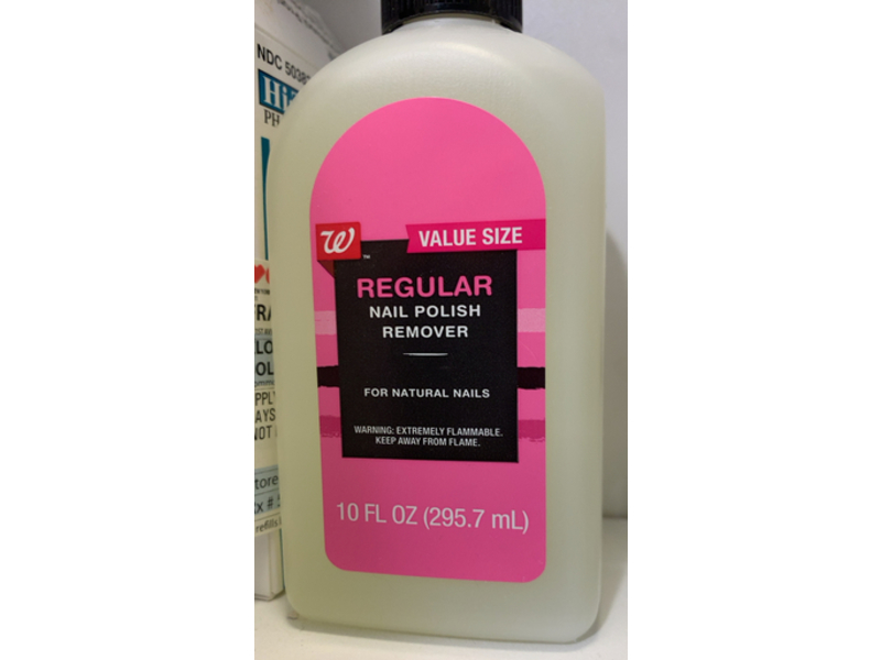 Walgreens Regular Nail Polish Remover, 10 fl oz/295.7 mL