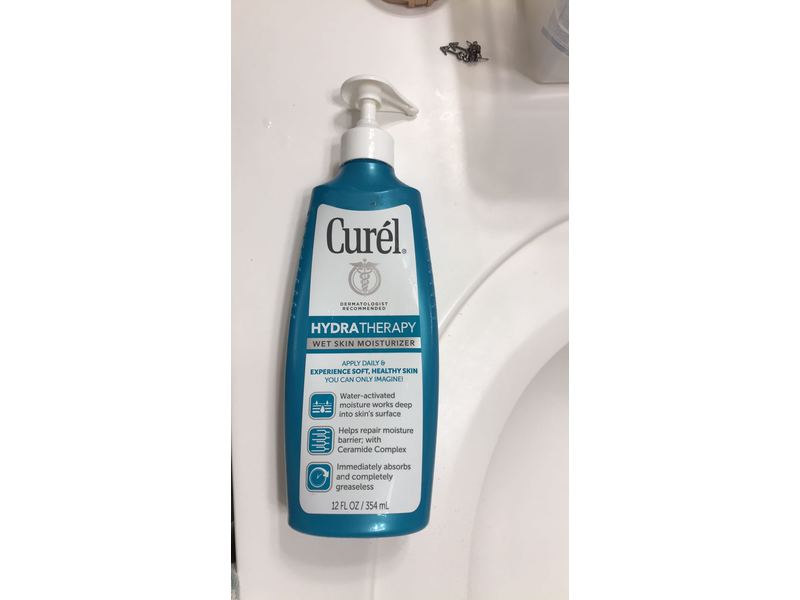 Curel Hydra Therapy Wet Skin Moisturizer, 12 Ounce