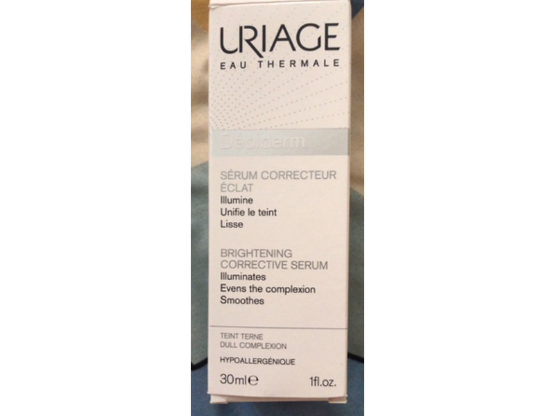 Uriage Eau Thermale Brightening Corrective Serum, Depiderm, 1 fl oz/30 mL