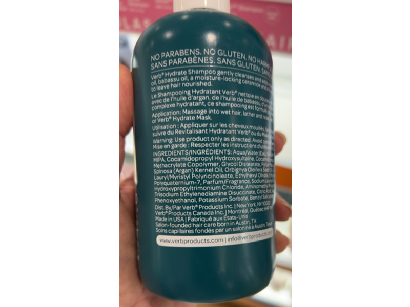 Verb Hydrate Shampoo, 12 fl oz/355 mL